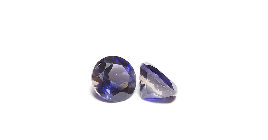 【世界の原石:アイオライト 43.80ct:6356】Iolite