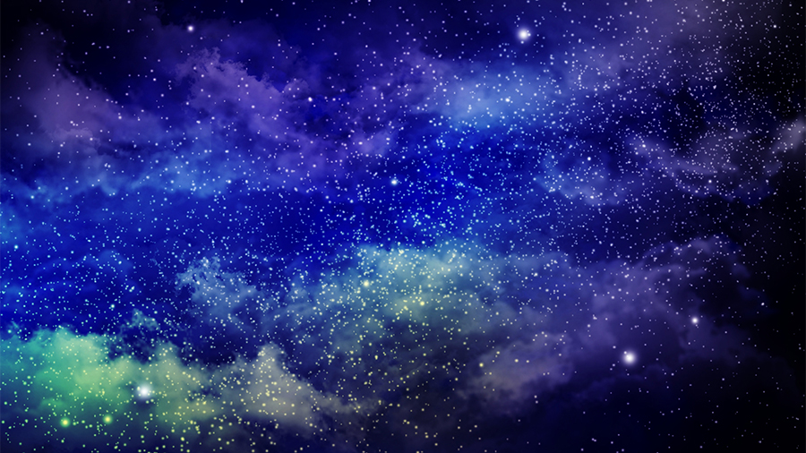 ラピスラズリのような夜空。宮沢賢治はラピスラズリを夜空に例えたことで知られている。