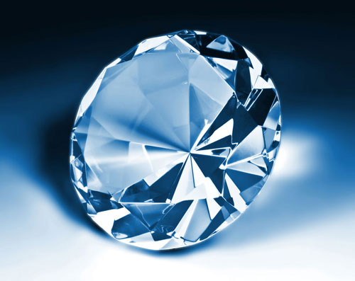 カラーダイヤモンドの種類の中にはブルーダイヤモンドがある。